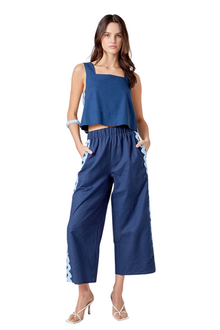 Ric Rac Pants, Navy