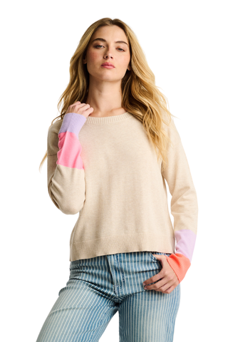 Block Party Sweater, Almond