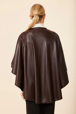 Vegan Leather Wrap, Coffee