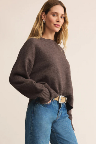 Cirrus Cozy Sweater, Burnt Ash Heather