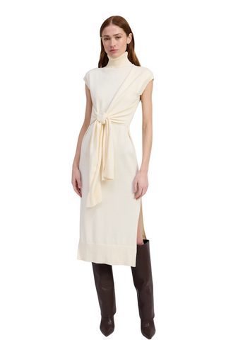 Bernadette Midi Dress, Ivory