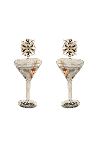 Bemelmans Earrings, Silver Multi