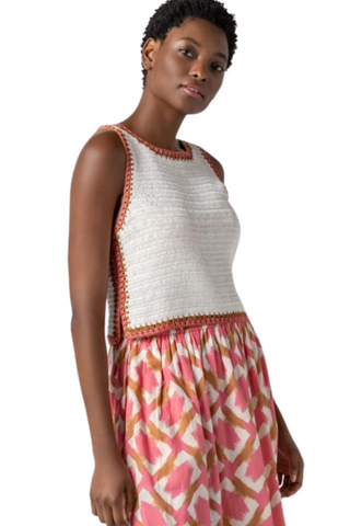 Crochet Tank, Ivory