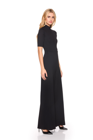 Carryover Mock Jumpsuit, Black