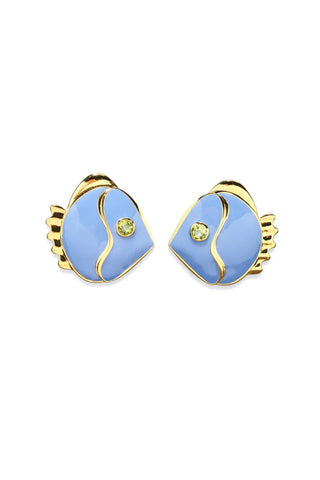 Mikuni Stud Earrings, Periwinkle