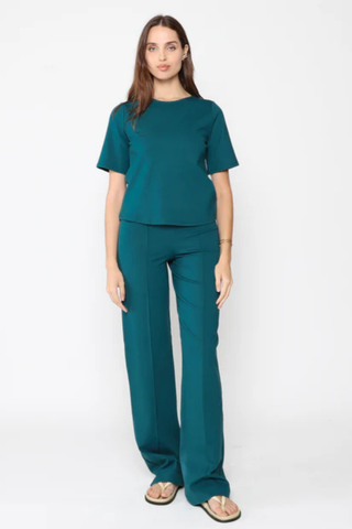 Ponte Long Top, Teal