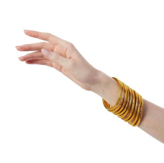 Gold All Weather Bangles, Set of 6