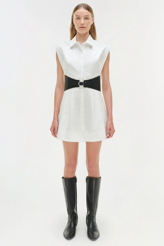 Adler Mini Dress, White