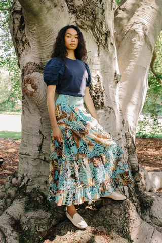 Luelle Skirt, Born to Fly Print