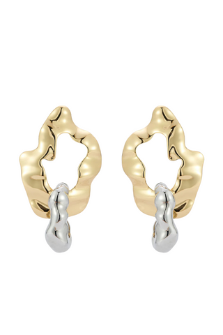 Anna Earrings, Gold Silver