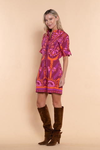 Parker Dress, Sangria Batik