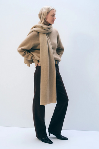 Cashmere Travel Wrap, Khaki
