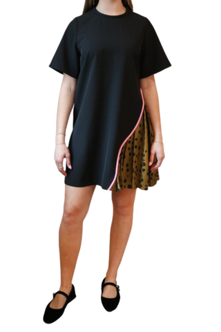 Graham Dress, Black/Ink Spots