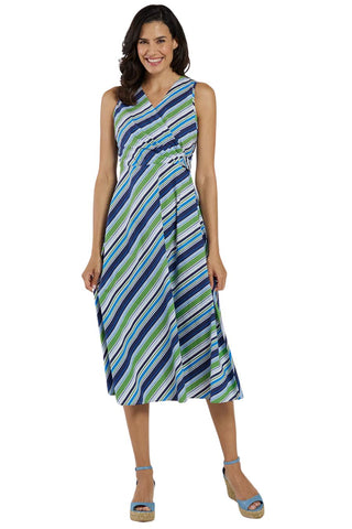 Easton Midi Dress, Umbrella Stripe