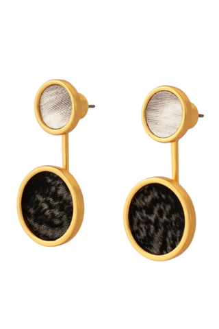Riley Bezel Jacket Earring