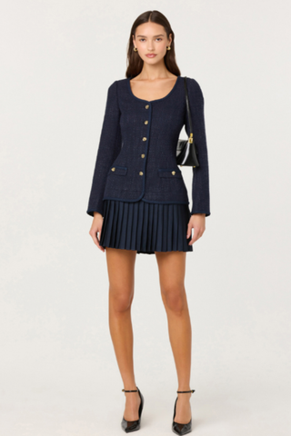 Malorie Dress, Navy