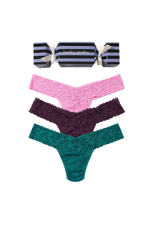 Holiday Cracker 3 Pack Low-Rise Thong