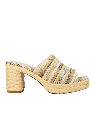 Capree-2 Wedge, Natural Crochet