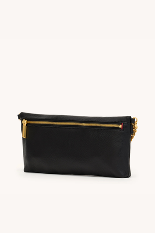 Invitation Clutch, Black/Gold