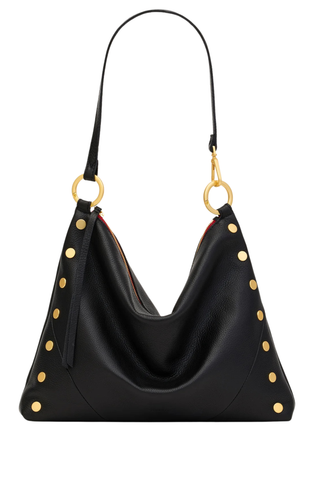 Kyle Lrg Handbag, Black/Gold