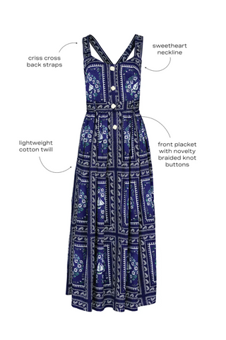 Cleo Dress, Bon Voyage