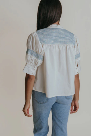 Sutton Blouse, Bone