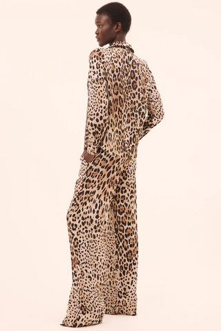 Celine Top, Leopard Print