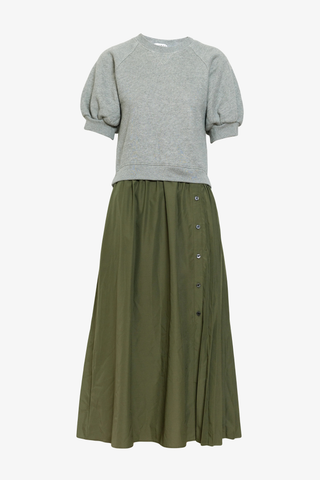 Shayna Dress, Heather Gray/Army