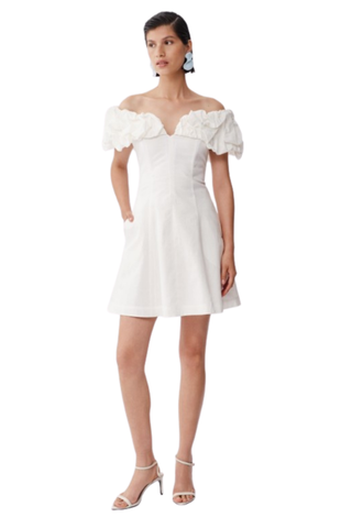 Cumaral Dress, White
