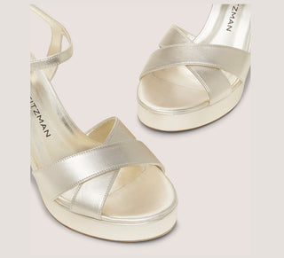 Dayna Platform Sandal, Light Gold
