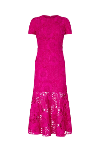 Tahlia Midi Dress, Fuchsia