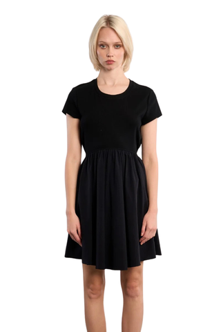 Knit Mini Dress, Black