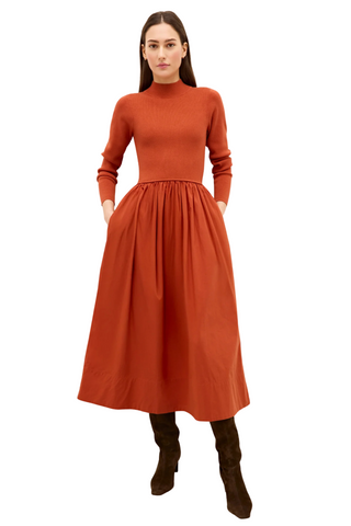 Barrett Dress, Russet