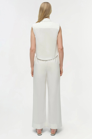 Arden Pull On Pant, White