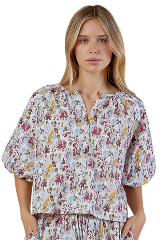 Freda Top, Aqueous Petals