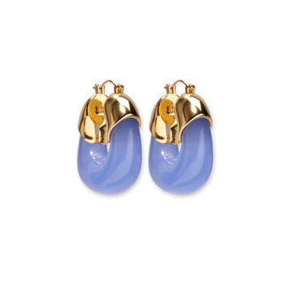 Organic Hoops, Periwinkle