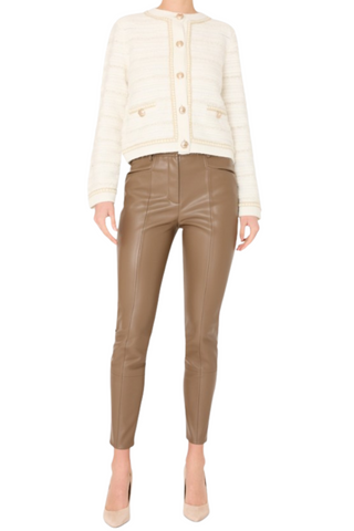 Rue Faux Leather Pants, Mocha