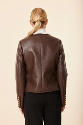 Textured Jacket, Brown