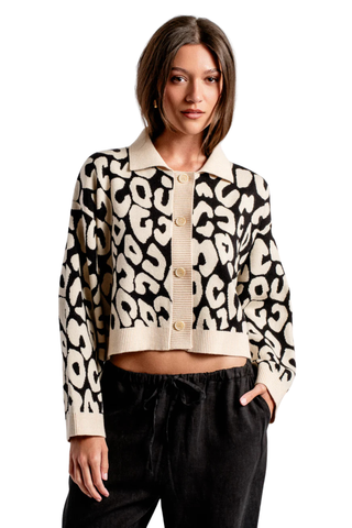 Bozoma Issa Jacket, Black/Ecru