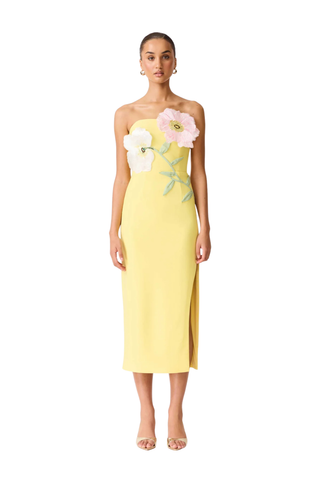 Hope Midi Dress, Yellow