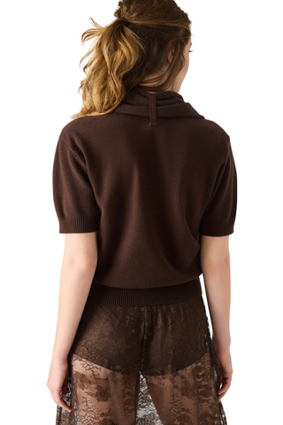 Hermia Sweater, Dark Espresso