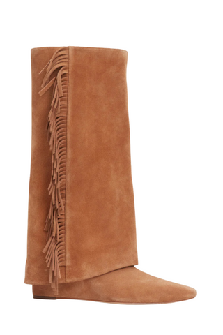 Quinn Fringe Boot, Chestnut