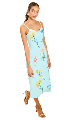 Pacifica Midi Dress, Blue Waltz