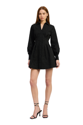Annaeliese Mini Dress, Black