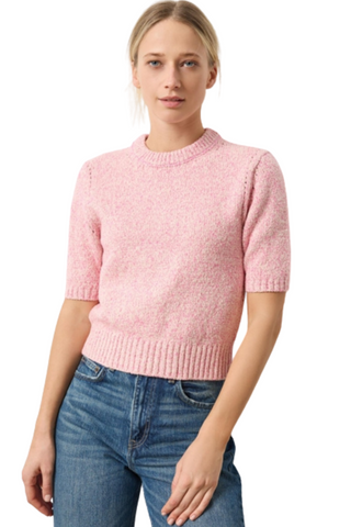 Marled Pullover Sweater, Rosebud