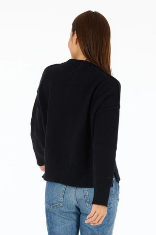 Boyfriend Happy Everything Sweater, Black
