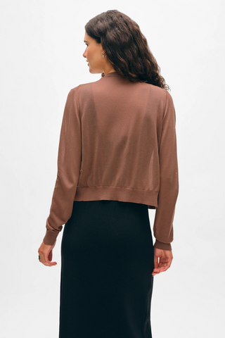 Paperfine Cardigan, Mocha Brown