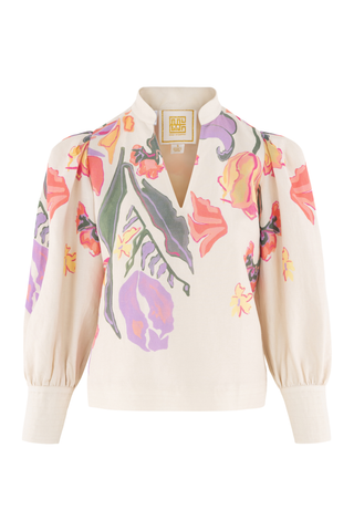 Hampton Top, Botanical Muse Linen