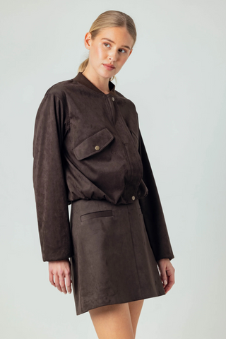 Mina Skirt, Espresso