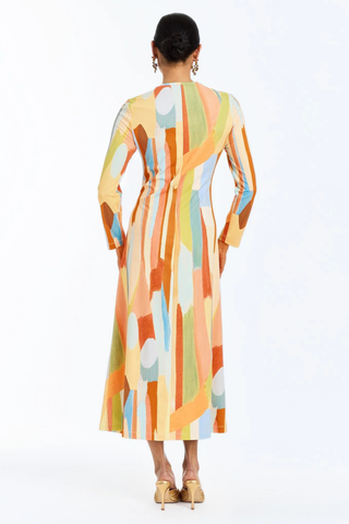 Gabriella Midi Dress, Fresco Tides